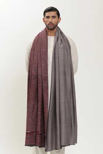 SHAZA Ikat Self Weave Shawl 