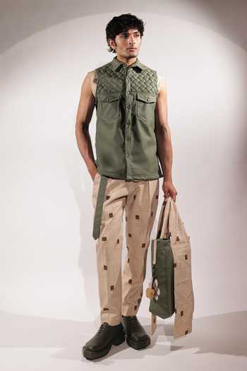 Jubinav Chadha Postcard Print Pant 