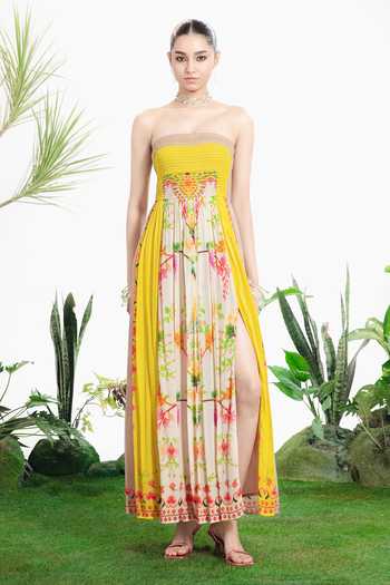 Siddhartha Bansal Tiffany Print Maxi Dress 