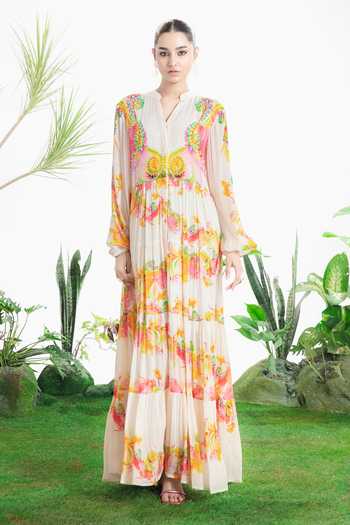 Siddhartha Bansal Endless Love Tier Dress 