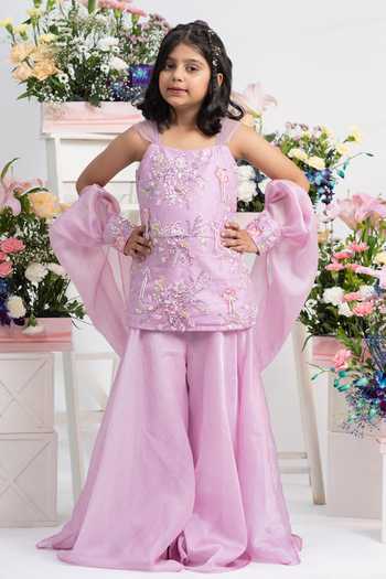 Kirti Agarwal - Pret N Couture Embroidered Kurta Sharara Set 
