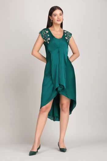 Mandira Wirk Emerald High-Low Edit 