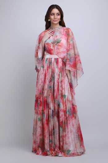 Mandira Wirk Marble Muse Heatpleated Dress 