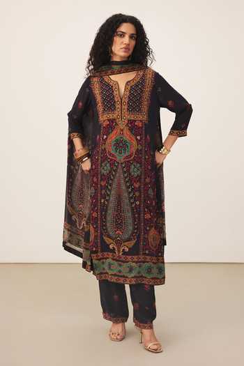 Ritu Kumar Kalamjama Print Kurta Set