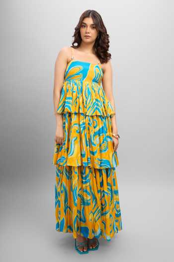 Poppi Beaded Printed Maxi Dress 