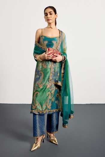 RI.Ritu Kumar Paisley Print Kurta Set 