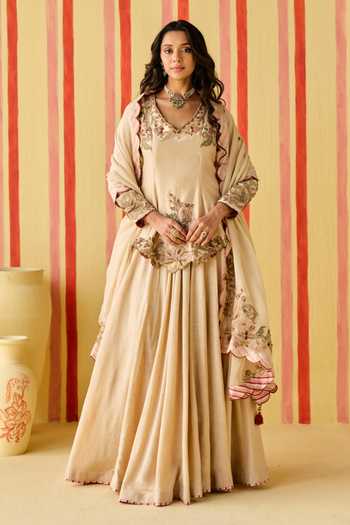 Studio Bagechaa Sitara Embroidered Top Lehenga Set 