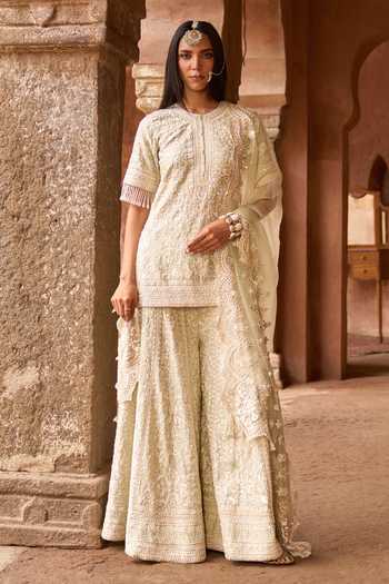 Sheetal Batra Heer Silk Chanderi Kurta Set 