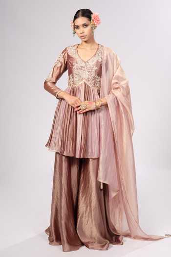 Rirasa Gulmohar Tissue Kurta Set 