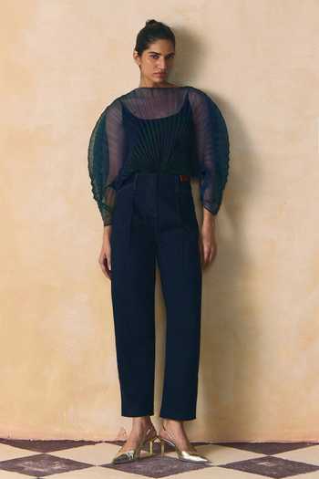 Zwaan Skye Pleated Organza Bodysuit 