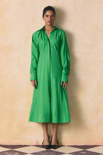 Zwaan Kelly Panelled Cotton Poplin Dress 
