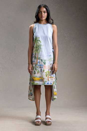 Soup By Sougat Paul Reviera Print Dress 