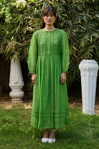 Surmaye Wander Trail Embroidered Dress 