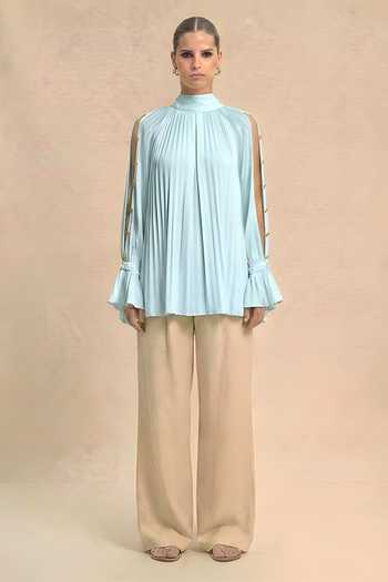 Neora By Nehal Chopra Tropical Breeze Halter Neck Top 