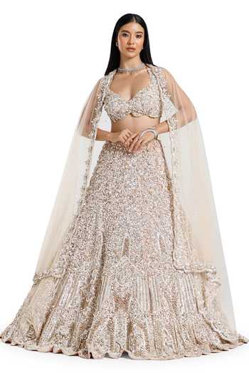 Mehar Hand Embroidered Lehenga Set 