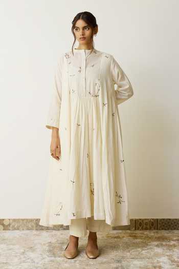 Rhua Neya Handloom Cotton Kurta & Pant Set 