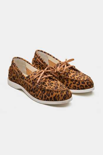 Oroh Debora Animal Pattern Loafers 