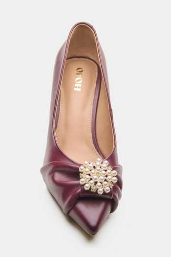 Oroh Huddersfield Pearl Brooch Kitten Heels 