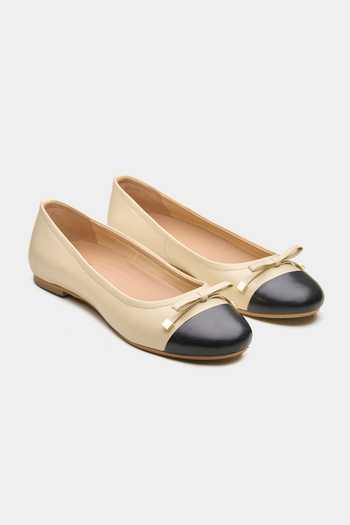 Oroh Grimsby Contrast Toe Cap Ballerinas 