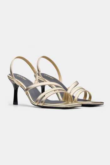 Oroh Derby Strappy Stiletto Heels 