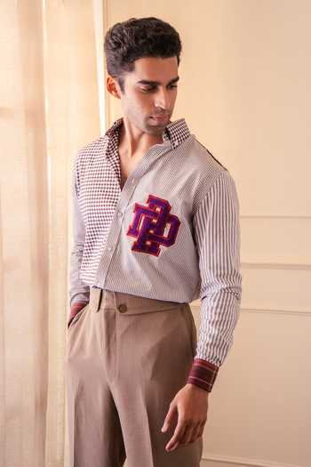 Rohit Doshi All Mix Roll Checkered Shirt 