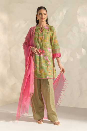 Dohr India Vanya Printed Kurta Pant Set