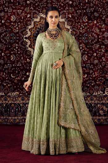 Lashkaraa Embroidered Anarkali With Dupatta 