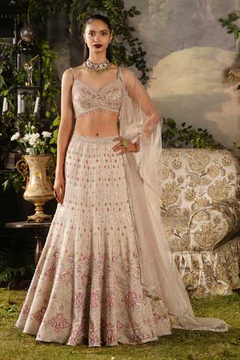 Lashkaraa Zari & Thread Embroidered Lehenga Set 