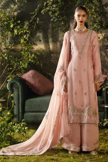 Lashkaraa Embroidered Kurta Palaazzo Set 