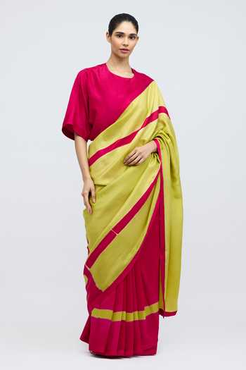 QUARTER Aks Silk Saree 