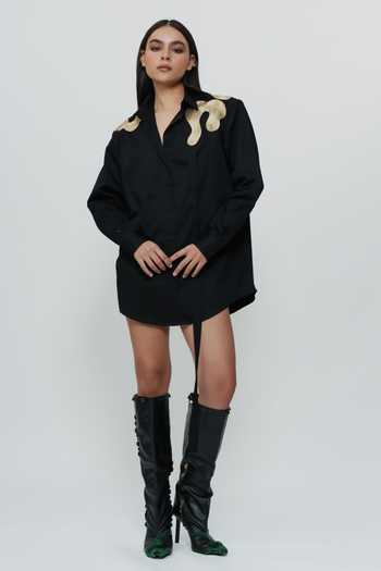AK-OK Highlighted Shoulder Shirt 
