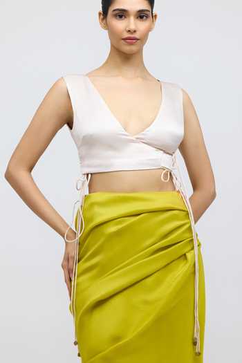 QUARTER Pearl Angrakha Blouse 