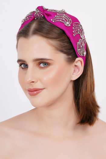APT FOREVER Supernova Gems Embroidered Headband