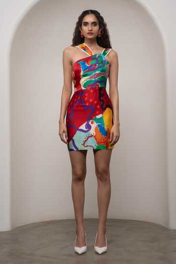 Advait Alya Printed Short Dress 