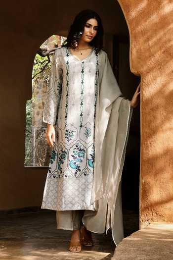 HOUSE OF TA-YA Printed Kurta Set