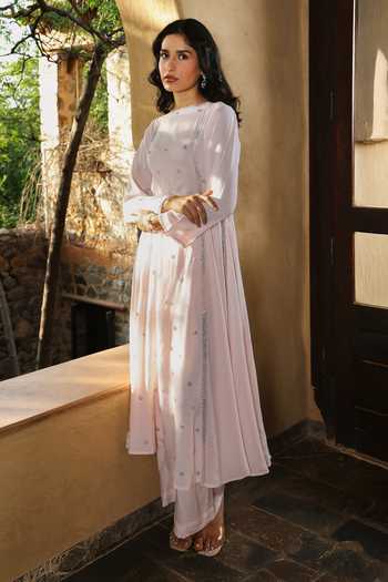 House Of Ta-Ya Hand Embroidered Anarkali Set 