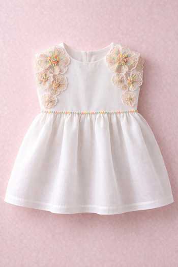 MI Dulce An'Ya 3D Floral Embroidered Dress