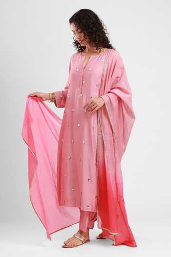 Kyra By Bhavna Abeer Chanderi Kurta Set 
