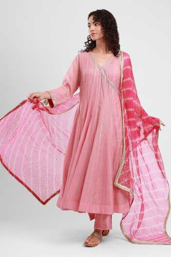 Kyra By Bhavna Sereen Embroidered Angarkha Kurta Set 