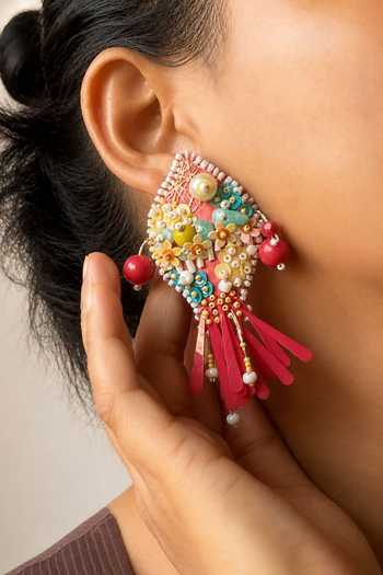 KIHOY Koi Fish Shaped Drop Earrings 