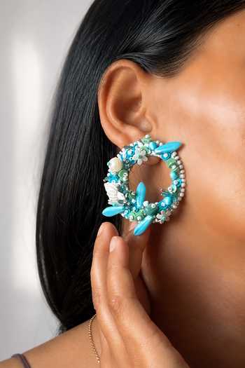 KIHOY Osa Circular Stud Earrings 