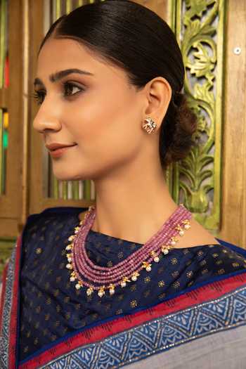 Xago Noor-E-Bahar Multi-Layer Beaded Necklace Set 