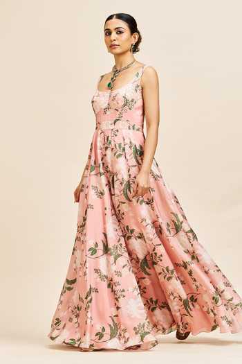Issa Studio By Chetana & Swathi Amal Printed Silk Jumpsuit 