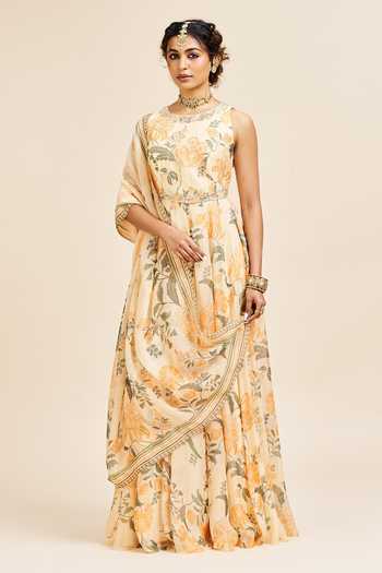 Issa Studio By Chetana & Swathi Kripa Printed Anarkali & Dupatta 