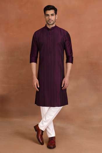 Raghavendra Rathore Jodhpur Pintuck Straight Kurta