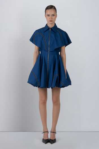 LEH STUDIOS Capri Bubble Hem Dress 