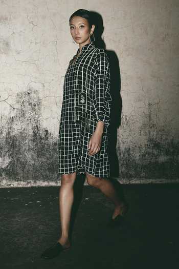 Atbw Grid Print Dress 