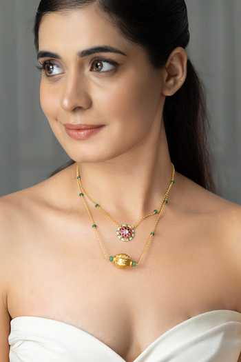 Joules by Radhika Sivana Layered Necklace 