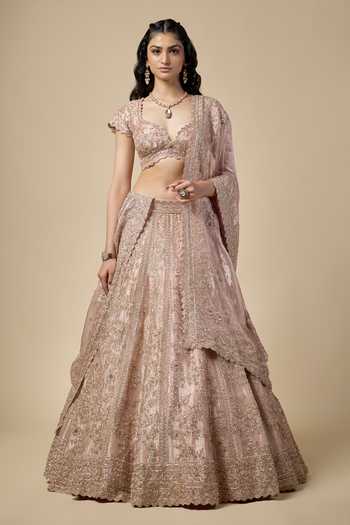 Vedant G Embroidered Bridal Lehenga Set 