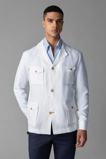 Amit Arora Full Sleeve Linen Shacket 